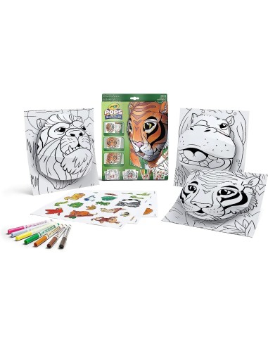Set activity jungle 3D pops CRA04-2802 Crayola | Futurartshop.com