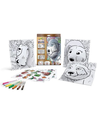Set activity wild nature 3D pops CRA04-2807 Crayola | Futurartshop.com