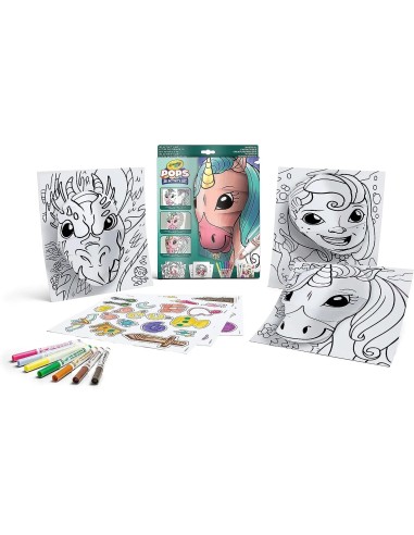 Set attivita creature mistiche 3D pops CRA04-2803 Crayola | Futurartshop.com