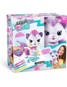 Plush Kitten with Airbrush ROC20289584 Rocco Giocattoli | Futurartshop.com