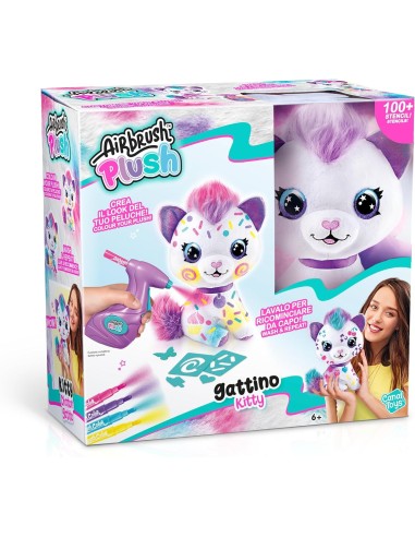 Plush Kitten with Airbrush ROC20289584 Rocco Giocattoli | Futurartshop.com