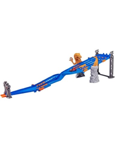 Pista con macchine metaliche incluse 4 corsie raptor attack set GIOPOS190372 Zuru | Futurartshop.com