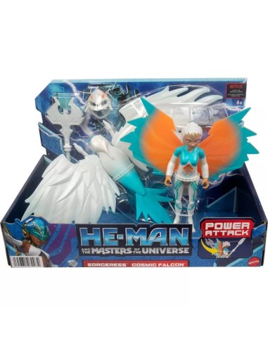 He-man personaggio Sorceress con il falcone cosmico e accessori TOYHBL74/HDT11 Mattel | Futurartshop.com
