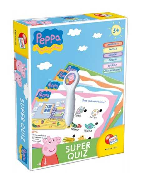 Peppa pig super quiz 2139692279543 Lisciani | Futurartshop.com