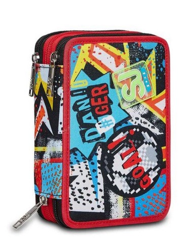 Astuccio 3 Zip SJ Gang Firegoal SEV30C202356-425 Seven | Futurartshop.com