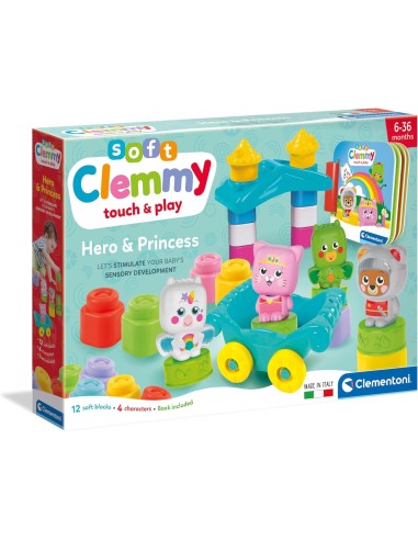 Soft Clemmy Hero & Princess Playset costruzioni CLE17835 Clementoni | Futurartshop.com