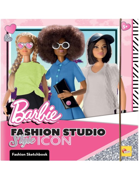 Album barbie fashion studio style icon LIS12839 Lisciani | Futurartshop.com