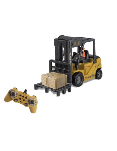 T-control radio-controlled forklift with lights and sounds 1:24 scale TEO68488 Teorema | Futurartshop.com