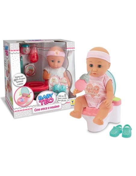 Bab T Teo-Doll with voice and potty 30cm TEO67992 Teorema | Futurartshop.com
