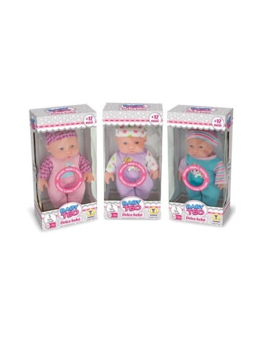Baby teo bambolotto dolce bebe 25 cm - 3 colori TEO68451 Teorema | Futurartshop.com