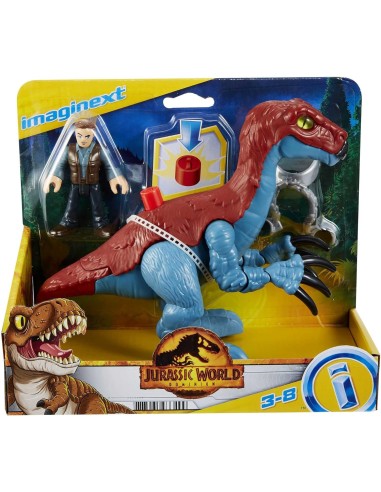 Imaginext Therizinosaurus con personaggio MAGGVV65/GVV63 Mattel | Futurartshop.com