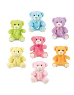 Bear Rainbo seduto sitting 25cm -7 colors DEC24799 Dedit | Futurartshop.com
