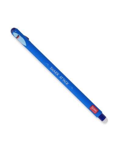 Penna gel squalo blu cancellabile LEGEP0006 Legami Milano | Futurartshop.com
