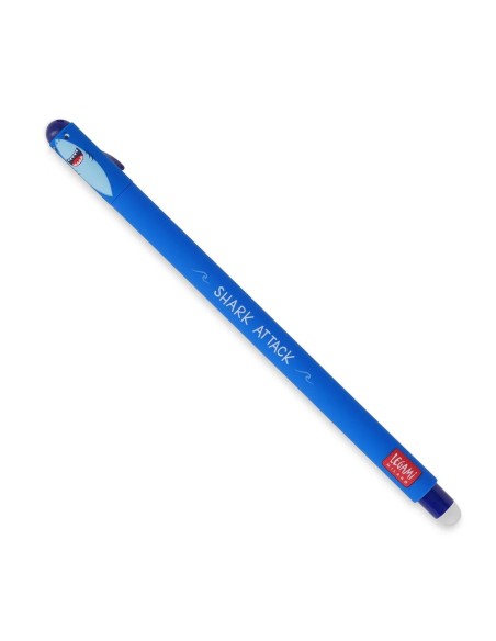 Penna gel squalo blu cancellabile LEGEP0006 Legami Milano | Futurartshop.com