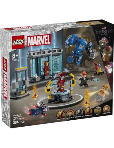 Lego Marvel 76315 Laboratorio di Iron Man: Sala delle Armature LEG6527598 Lego | Futurartshop.com