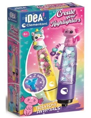 Crea i tuoi evidenziatori Mini Laboratorio animali CLE18874 Clementoni | Futurartshop.com