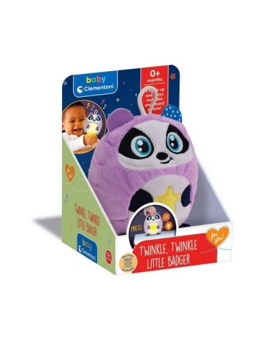 Twinkle Twinkle - Little Badger Plush with Lights and Sounds CLE17556 Clementoni | Futurartshop.com