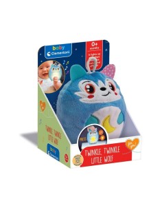Twinkle Twinkle - Little Wolf Plush with Lights and Sounds CLE17554 Clementoni | Futurartshop.com