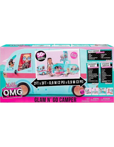 LoL Surprise Glam n Go Camper oltre 50 sorprese e gioco a 360° MGA502500EUC MGA | Futurartshop.com