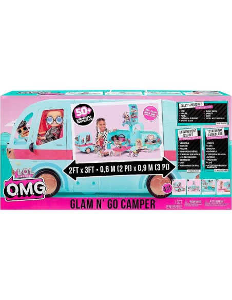 LoL Surprise Glam n Go Camper oltre 50 sorprese e gioco a 360° MGA502500EUC MGA | Futurartshop.com