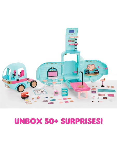 LoL Surprise Glam n Go Camper oltre 50 sorprese e gioco a 360° MGA502500EUC MGA | Futurartshop.com