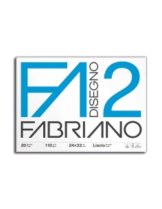 Fabriano Album F2 24x33 cm ruvido G 110 FF 20  Fabriano | Futurartshop.com