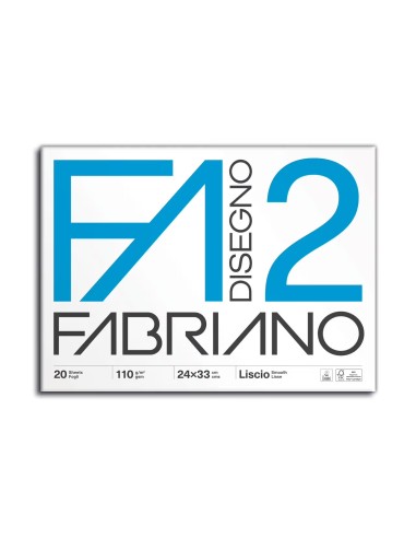 Fabriano Album F2 24x33 cm ruvido G 110 FF 20  Fabriano | Futurartshop.com