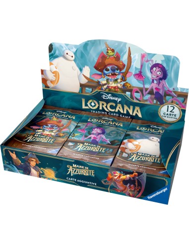 Lorcana Mare di Azzurrite box 24 buste ITA RAV110984692 Ravensburger | Futurartshop.com