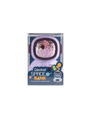 ColourBook Space Bank Astronaut Purple Piggy Bank LAGCOL25903-1 Colourbook | Futurartshop.com