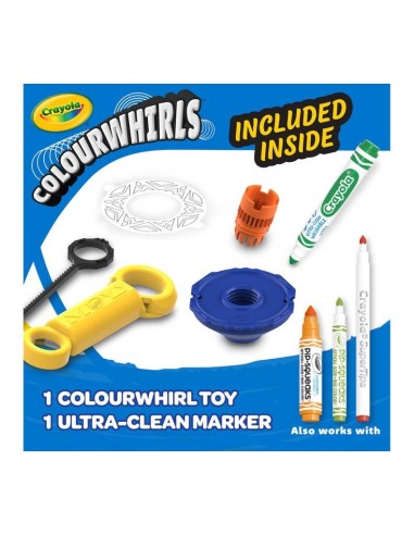 Colourwhirls La trottola dei colori - 6 modelli assortiti CRA74-7649 Crayola | Futurartshop.com