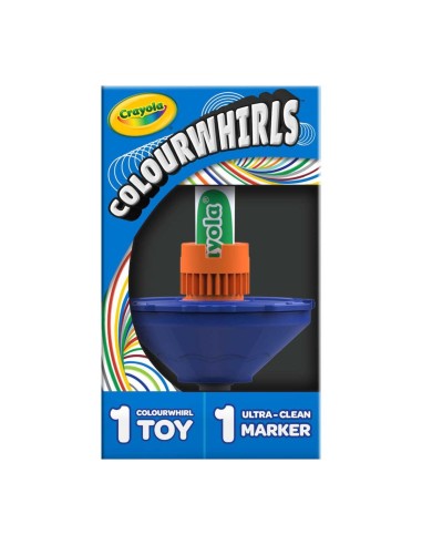 Colourwhirls La trottola dei colori - 6 modelli assortiti CRA74-7649 Crayola | Futurartshop.com