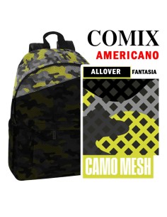 Comix Zaino Americano Camo mesh allover PAN73837CM Panini | Futurartshop.com