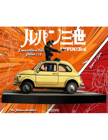 Lupin 3rd l avventura italiana 1/18 statue – lupin e jigen COS95520  | Futurartshop.com