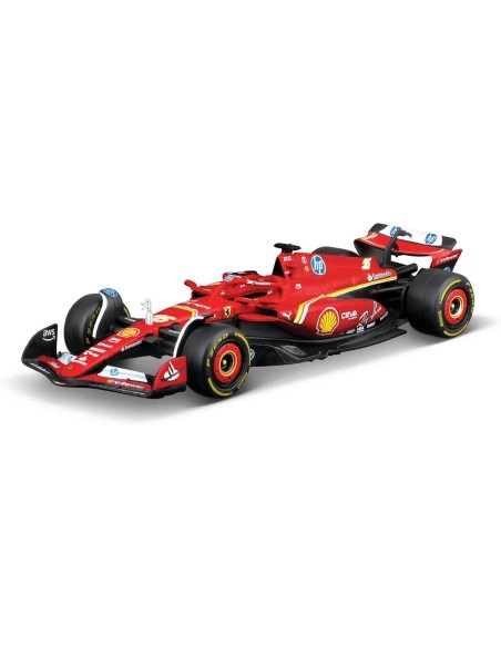 RC Formula Racing Ferrari SF-24 Diecast 1:41 con Tracciato BUR82671 Burago | Futurartshop.com