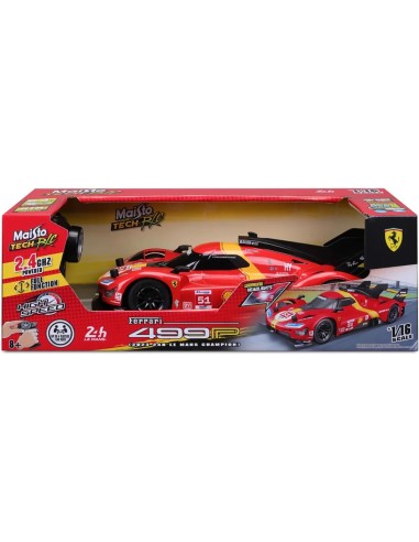 RC Ferrari 499P LMH 1:16 – 2023 Le Mans 24H Champion BUR82861 Burago | Futurartshop.com