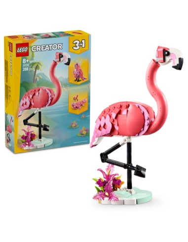 Lego Creator 31170 Animali selvatici: fenicottero rosa LEG6527863 Lego | Futurartshop.com