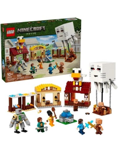 Lego Minecraft 21273 Attacco al villaggio del Ghast-pallone LEG6526786 Lego | Futurartshop.com