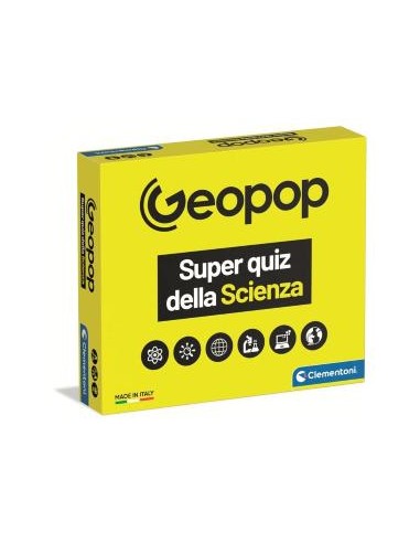 GeoPop Super quiz della Scienza CLE19431 Clementoni | Futurartshop.com
