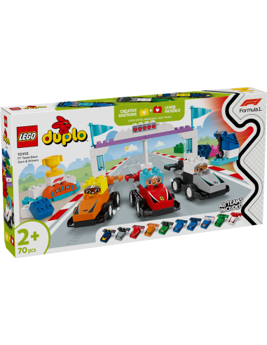Lego Duplo 10445 F1 Team Race Cars & Drivers LEG6526178 Lego | Futurartshop.com