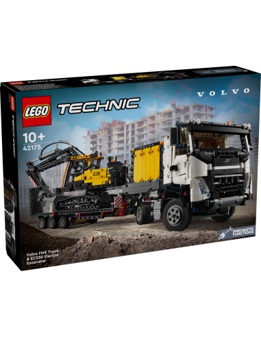 LEGO TECHNIC 42175 Volvo FMX Truck and EC230 Electric Excavator LEG6470652 Lego | Futurartshop.com