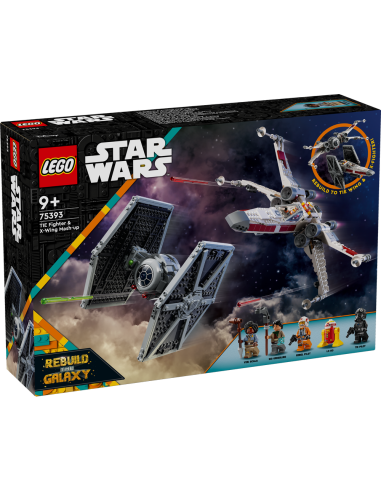 Lego Star Wars 75393 TIE Fighter and X-Wing mash-up LEG6470451 Lego | Futurartshop.com
