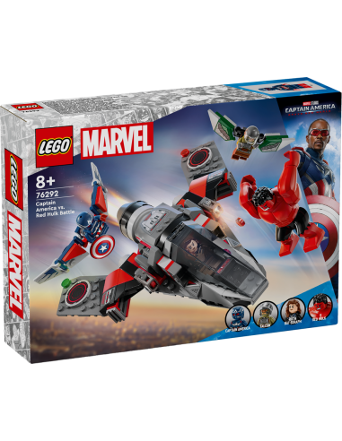Lego Marvel 76292 Battaglia Captain America vs. Hulk Rosso LEG6474828 Lego | Futurartshop.com