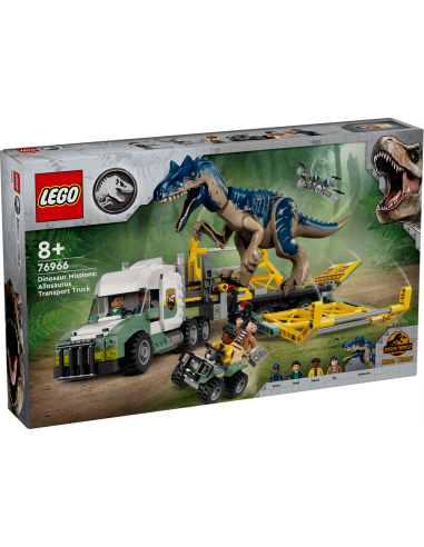 Lego Jurassic World 76966 Dinosaur Mission Allosaurus Transport Truck LEG6470556 Lego | Futurartshop.com