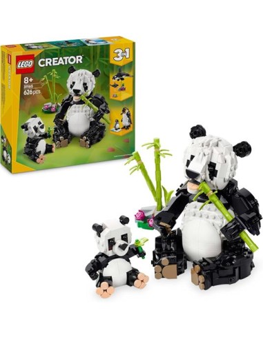 Lego Creator 31165 Animali selvatici: famiglia di panda LEG6527853 Lego | Futurartshop.com