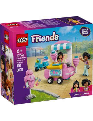 Lego Friends 42643 Bancarella di zucchero filato e scooter LEG6518557 Lego | Futurartshop.com