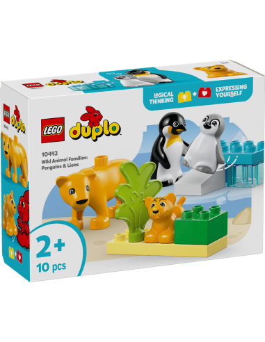 Lego Duplo 10442 Animal Families: Penguins and Lions LEG6518545 Lego | Futurartshop.com