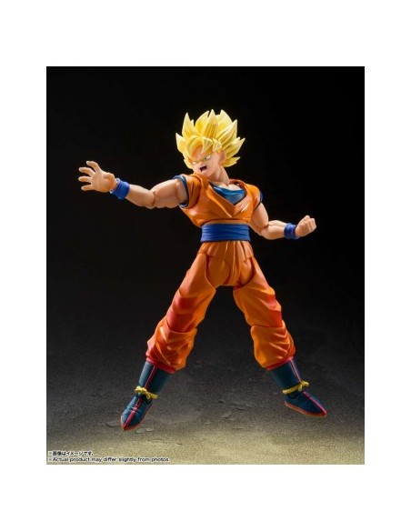 Dragon Ball Z Super Saiyan son Goku games begin Shf 15 cm COS106559 Bandai | Futurartshop.com