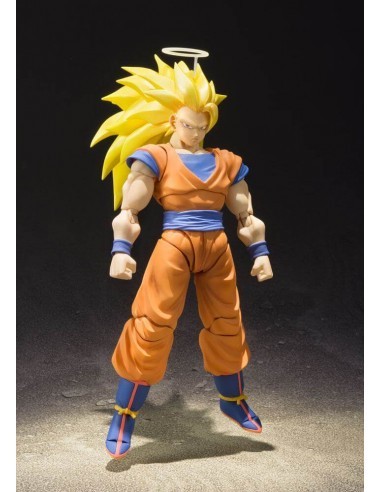 Dragon ball super saiyan 3 son goku shf reissue 15 cm COS106561 Bandai | Futurartshop.com