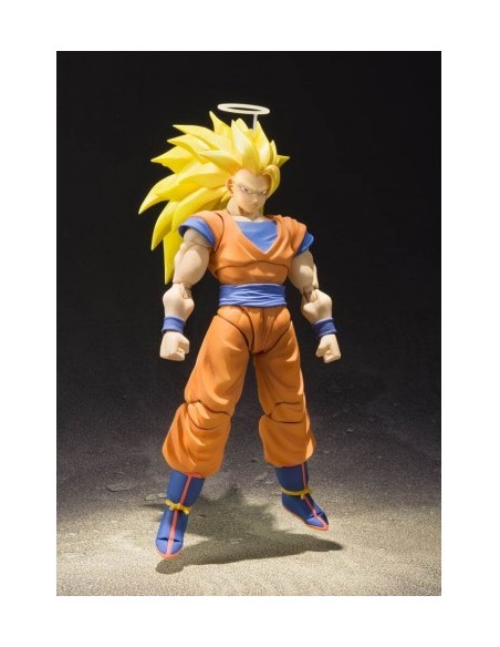 Dragon ball super saiyan 3 son goku shf reissue 15 cm COS106561 Bandai | Futurartshop.com