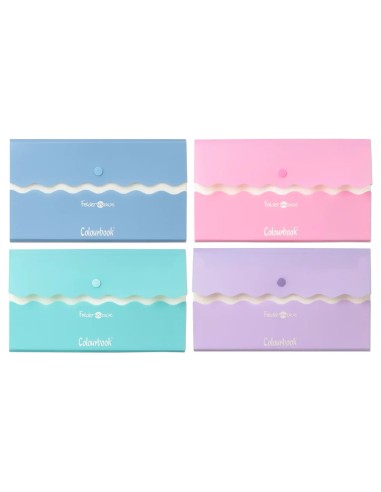 Portadocumenti busta 11x23 a soffietti - 4 modelli assortiti LAGCOL24194 Colourbook | Futurartshop.com